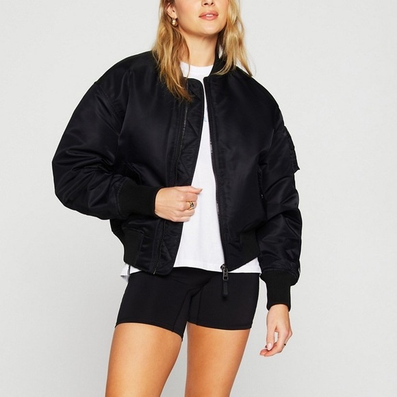 Fabletics Jackets & Blazers - Fabletics Iconic Bomber Jacket – Black, Size Small